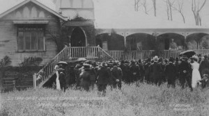 Bishop Carroll opening the new convent 1912      